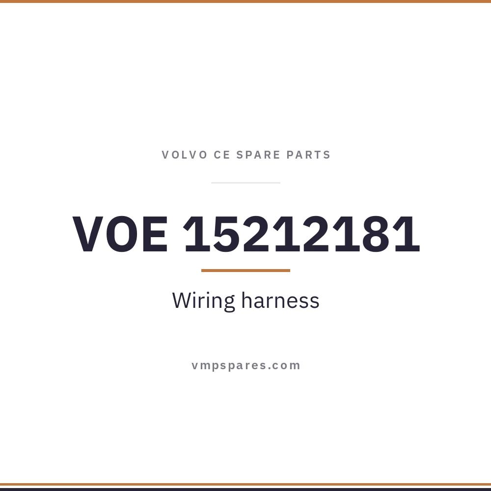 VOE 15212181 – Wiring harness