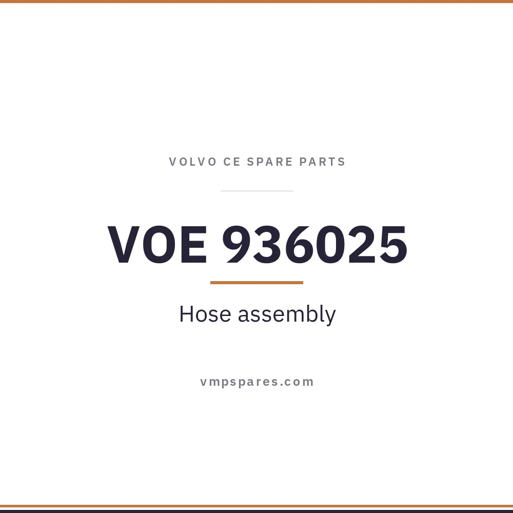 VOE 936025 – Hose assembly