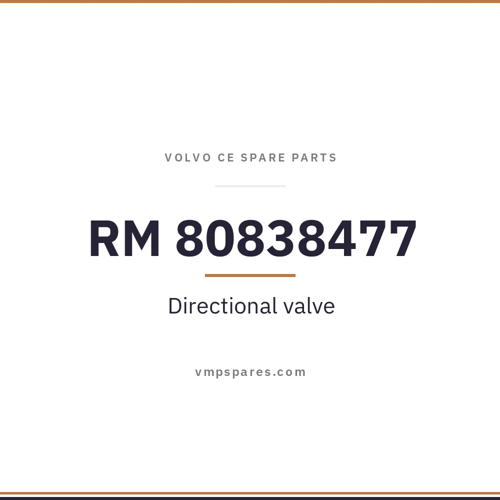 RM 80838477 – Directional valve