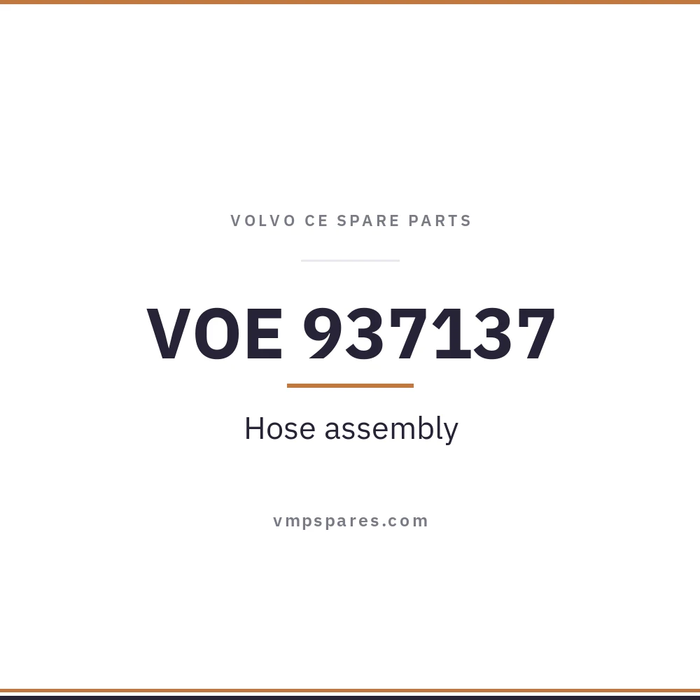 VOE 937137 – Hose assembly