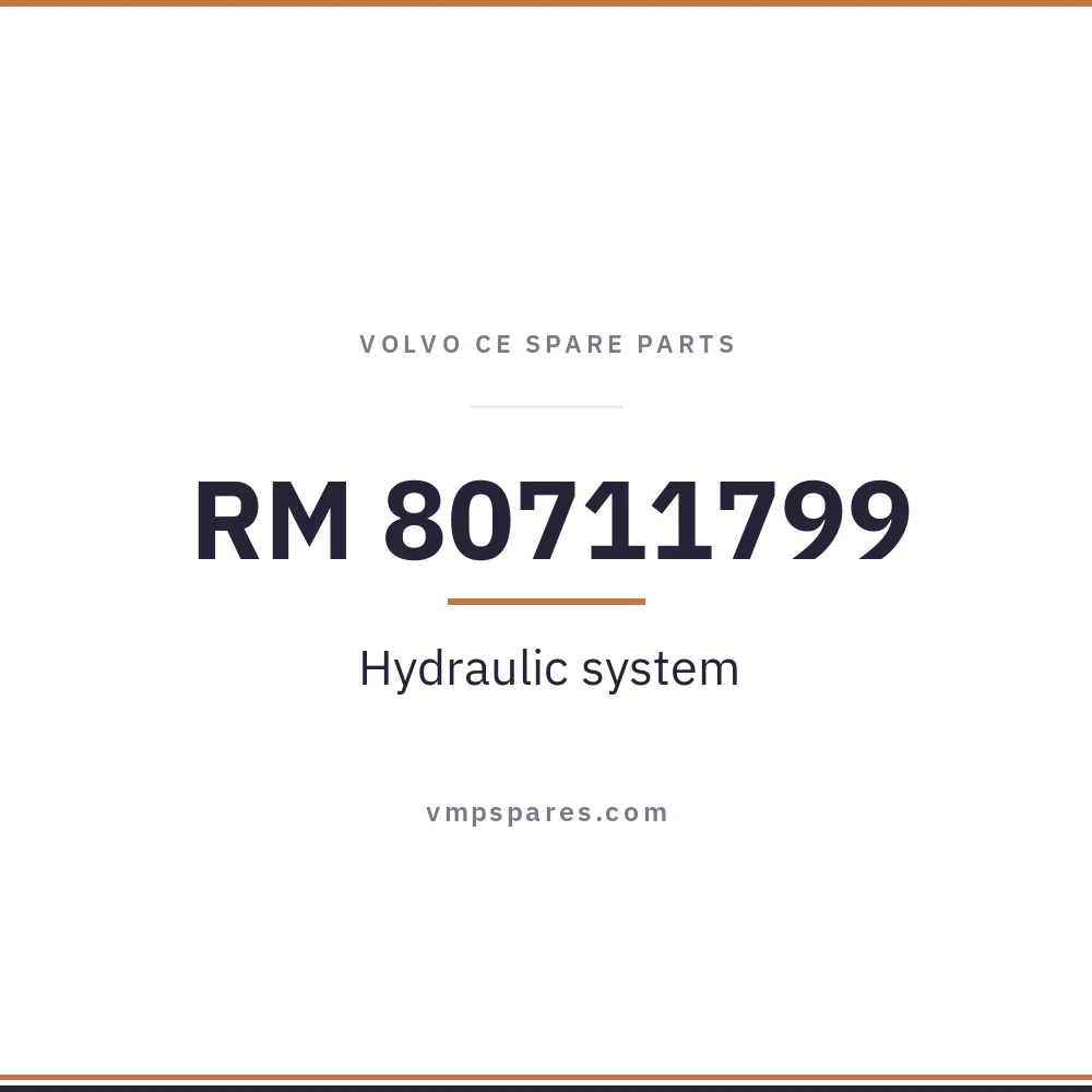 RM 80711799 – Hydraulic system
