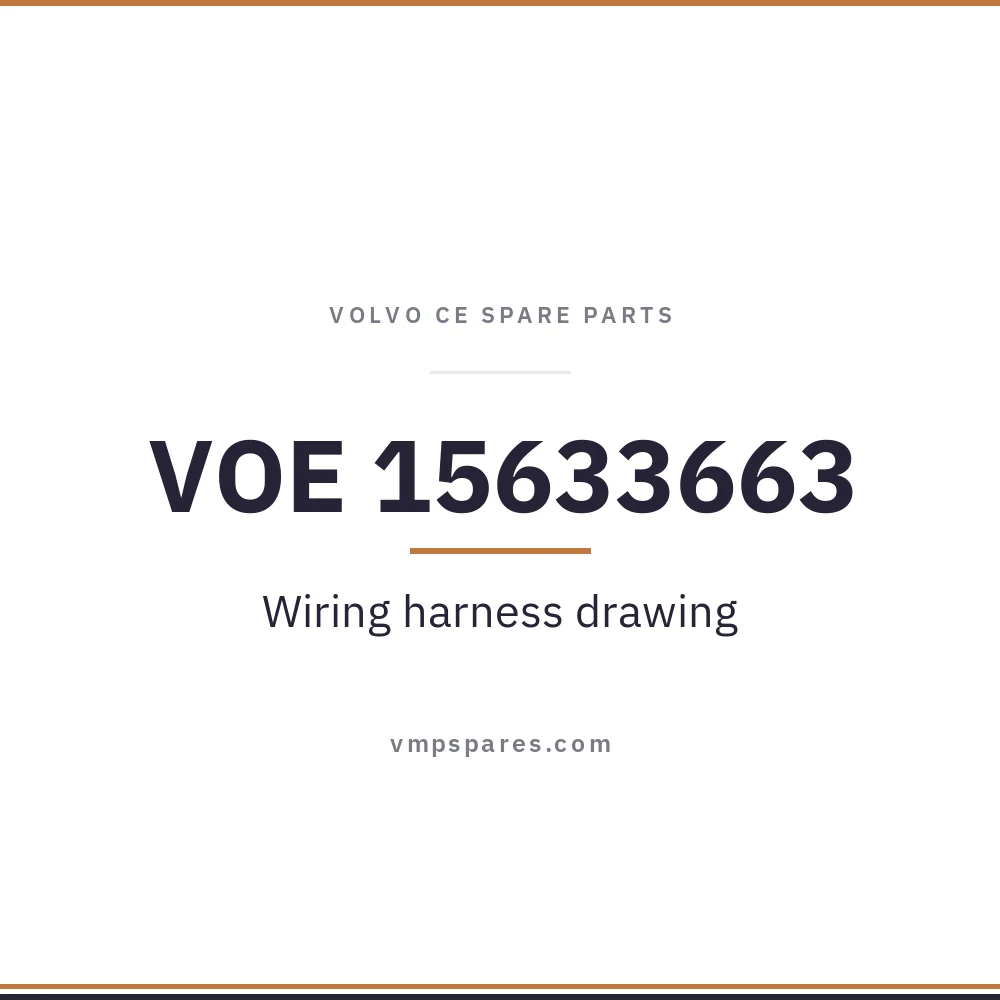 VOE 15633663 – Wiring harness drawing