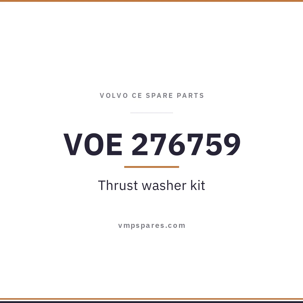 VOE 276759 – Thrust washer kit