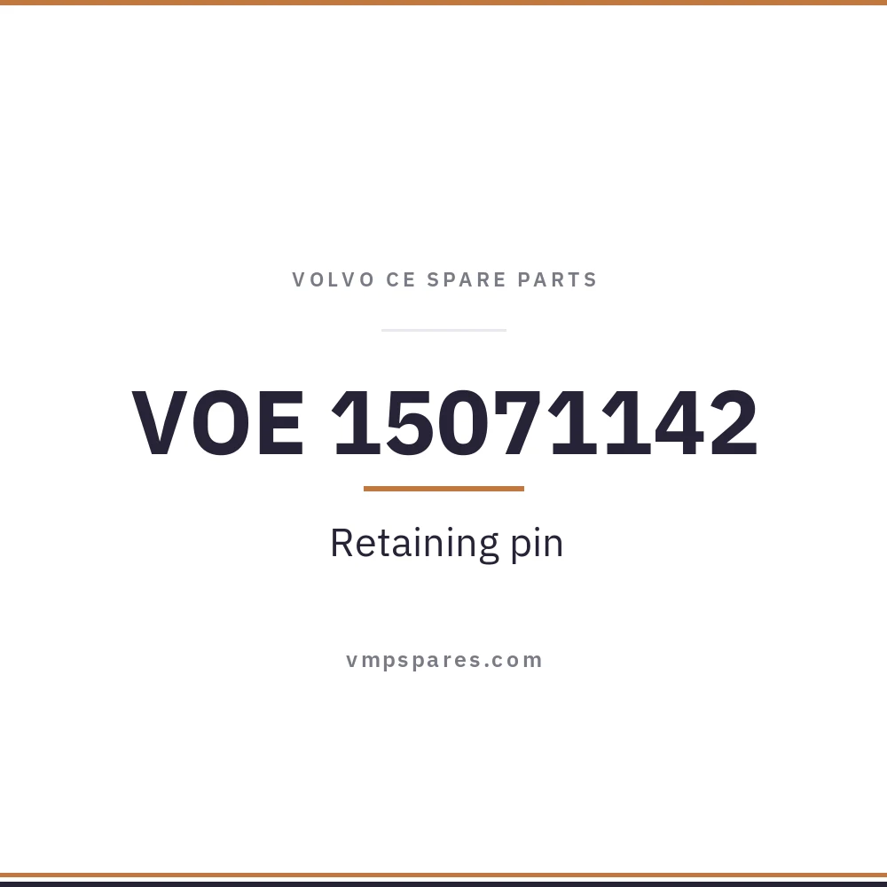 VOE 15071142 – Retaining pin