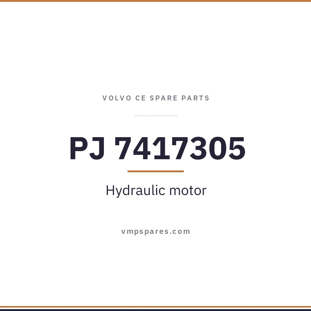 PJ 7417305 – Hydraulic motor