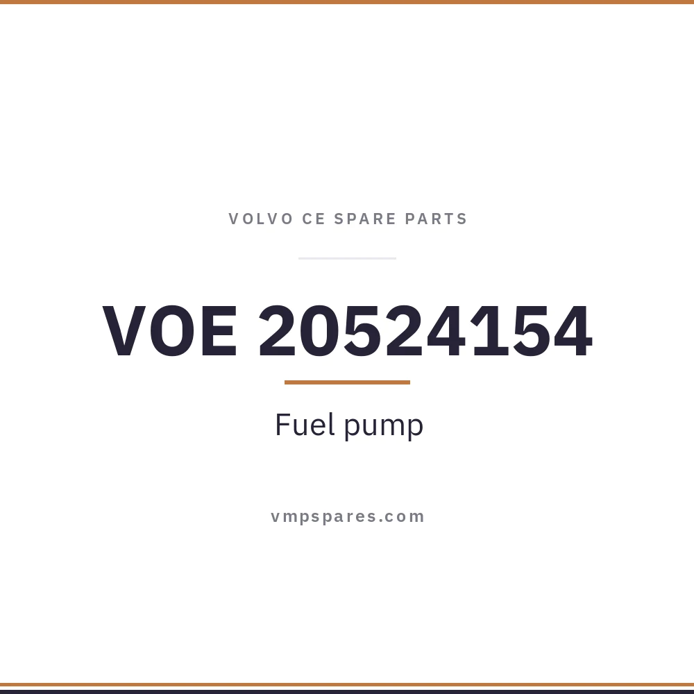VOE 20524154 – Fuel pump