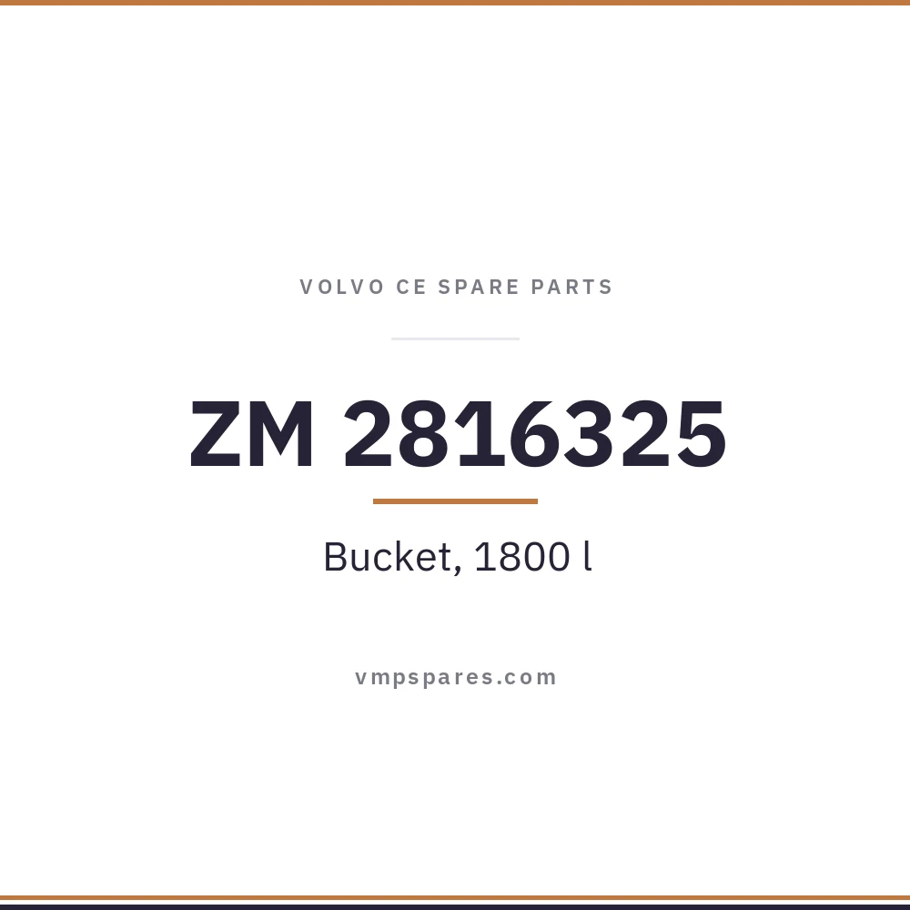 ZM 2816325 – Bucket, 1800 l