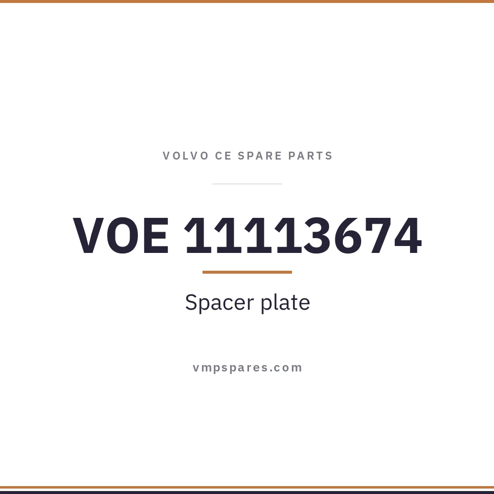 VOE 11113674 – Spacer plate