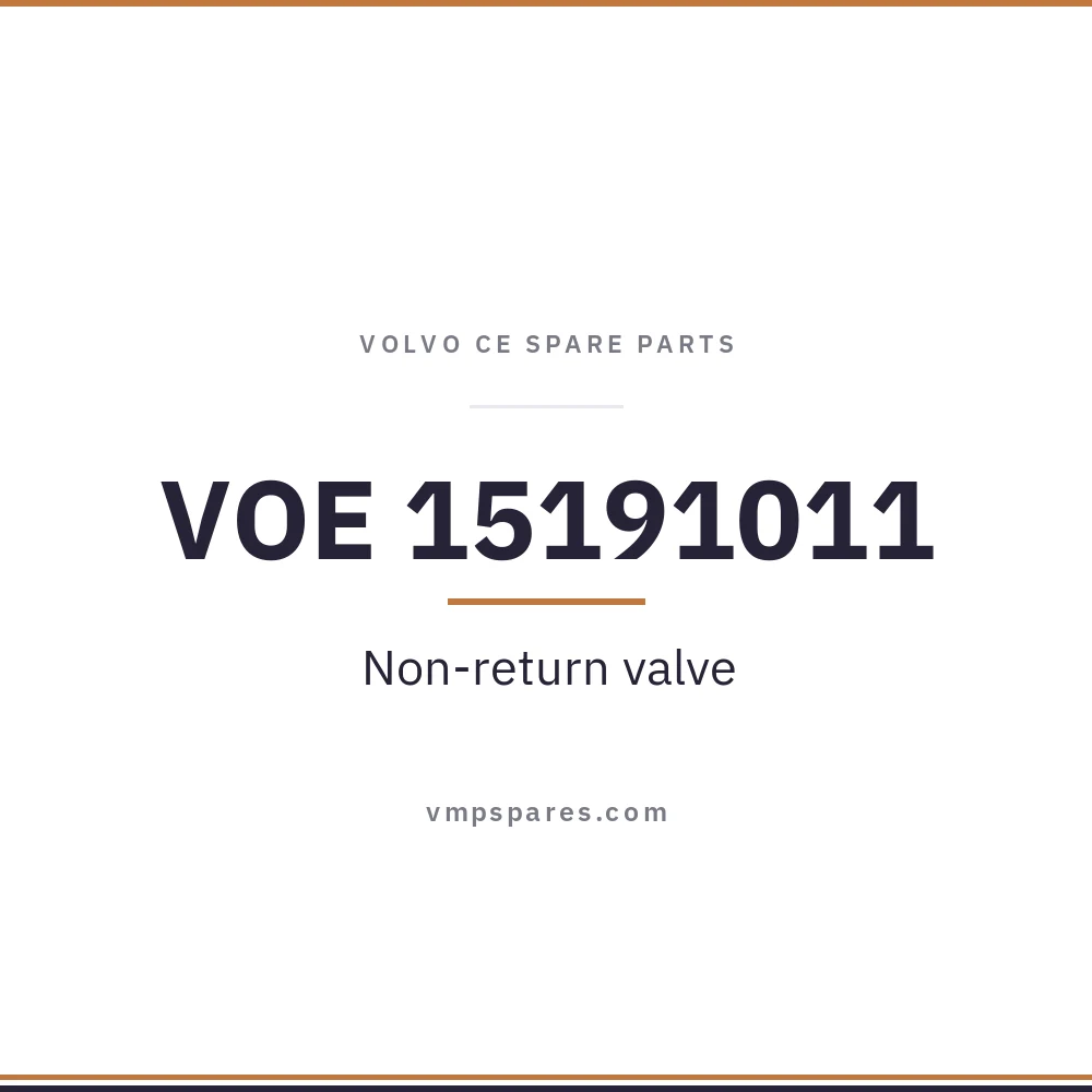 VOE 15191011 – Non-return valve