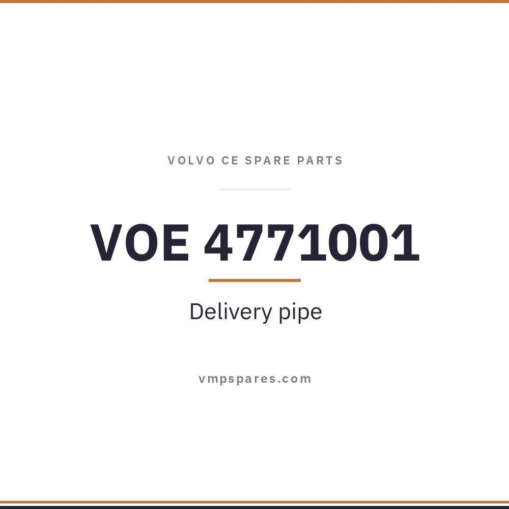 VOE 4771001 – Delivery pipe