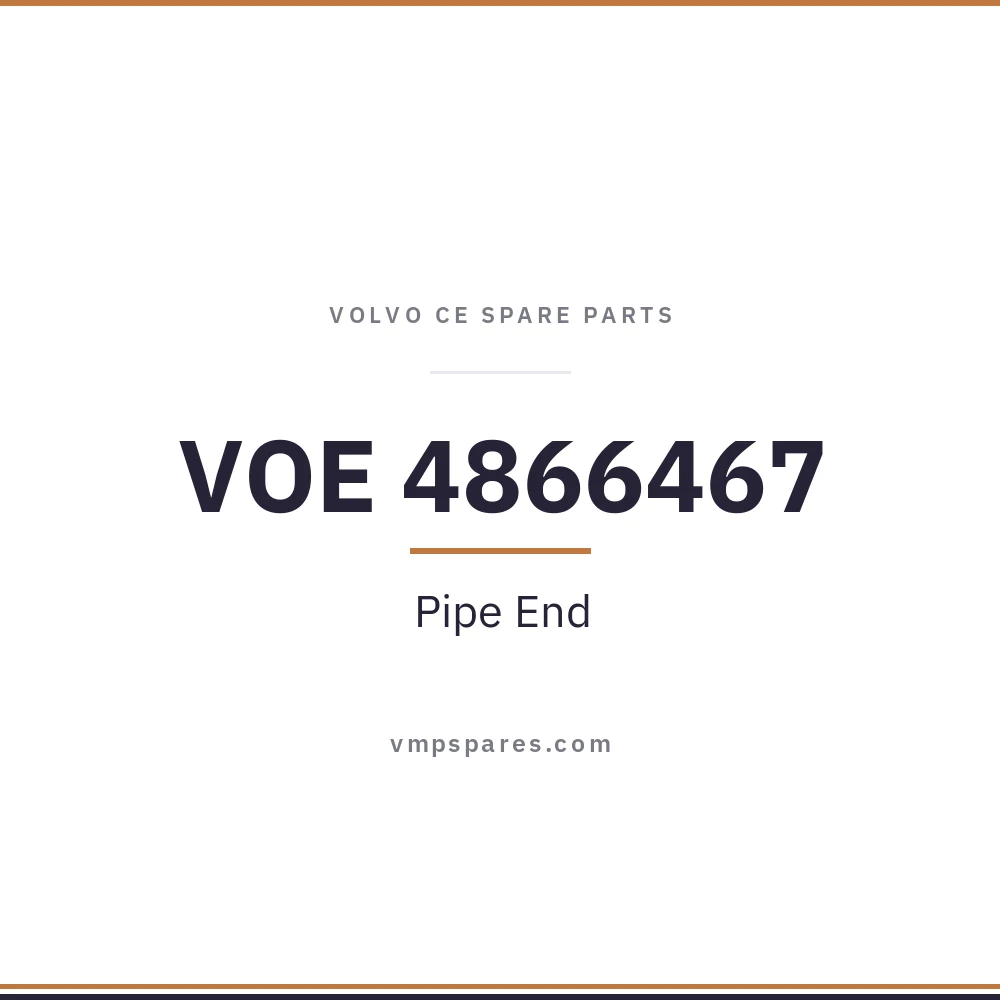 VOE 4866467 – Pipe End