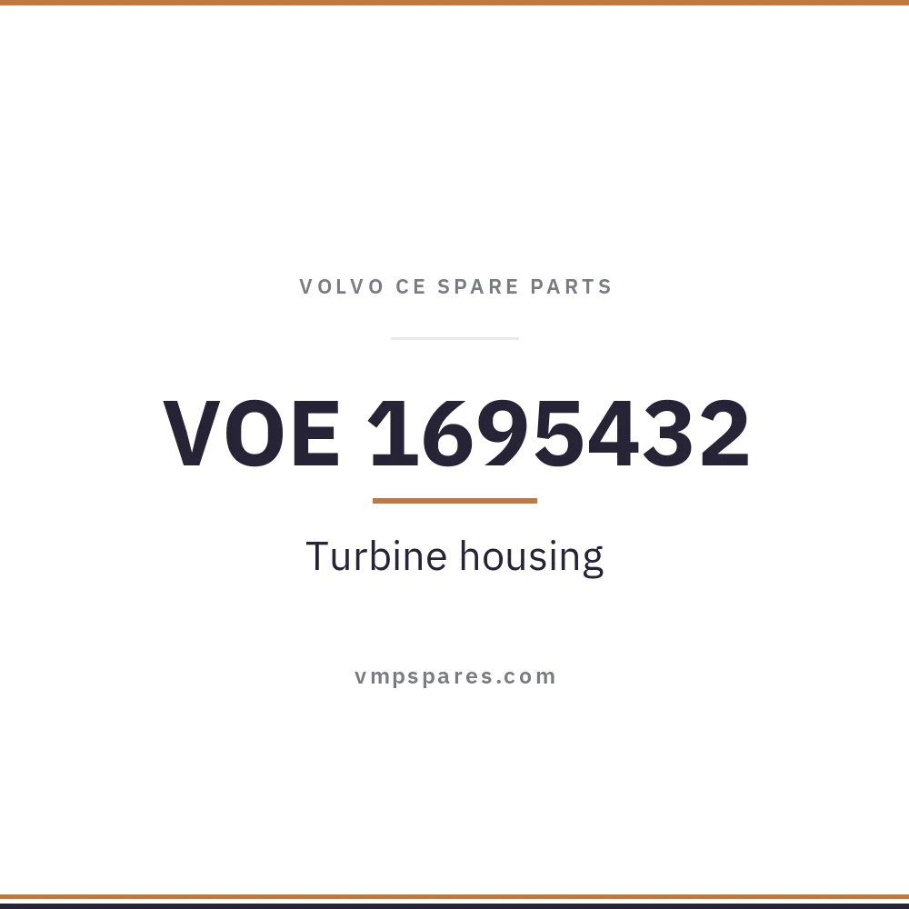 VOE 1695432 – Turbine housing