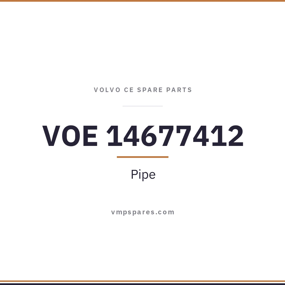 VOE 14677412 – Pipe