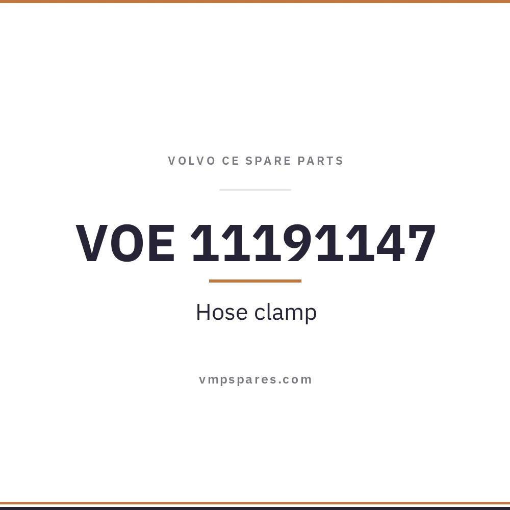 VOE 11191147 – Hose clamp