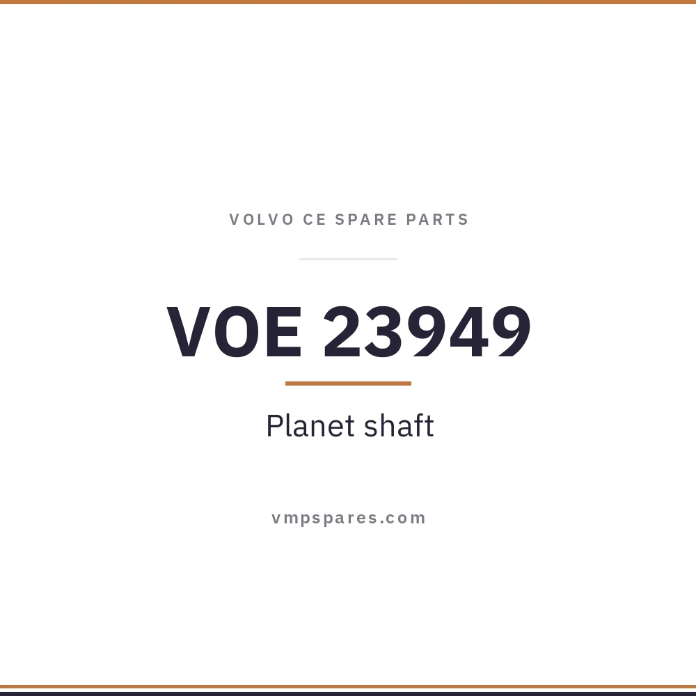VOE 23949 – Planet shaft