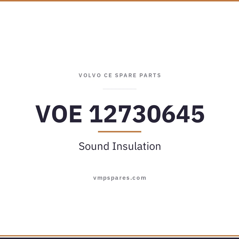 VOE 12730645 – Sound Insulation