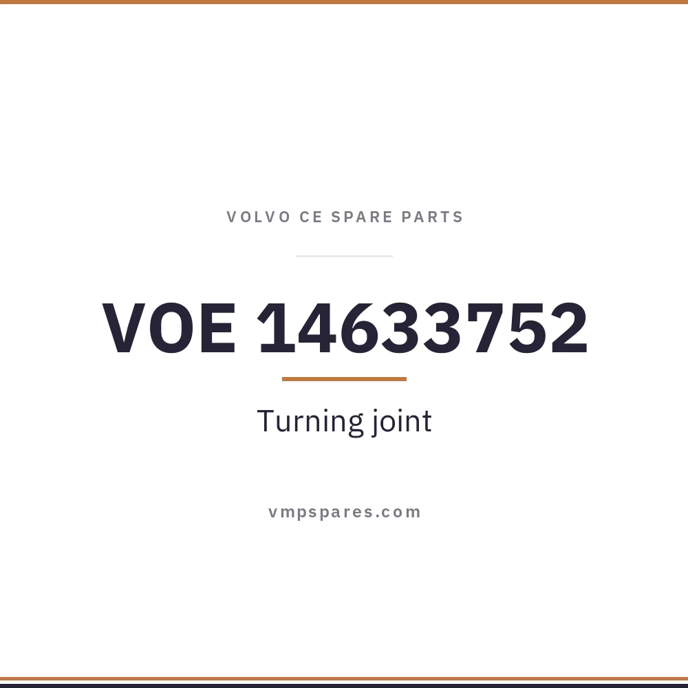 VOE 14633752 – Turning joint