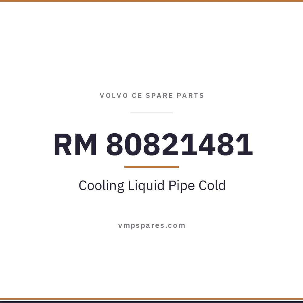 RM 80821481 – Cooling Liquid Pipe Cold