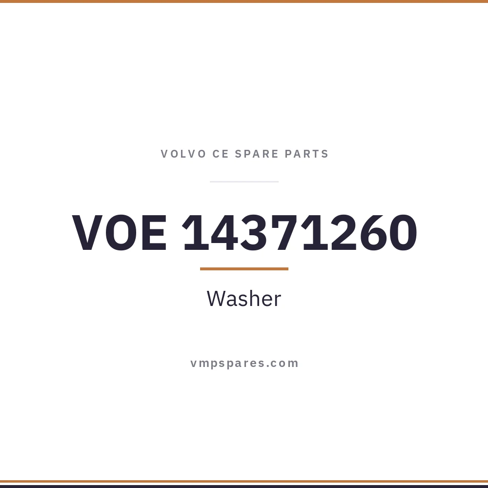 VOE 14371260 – Washer