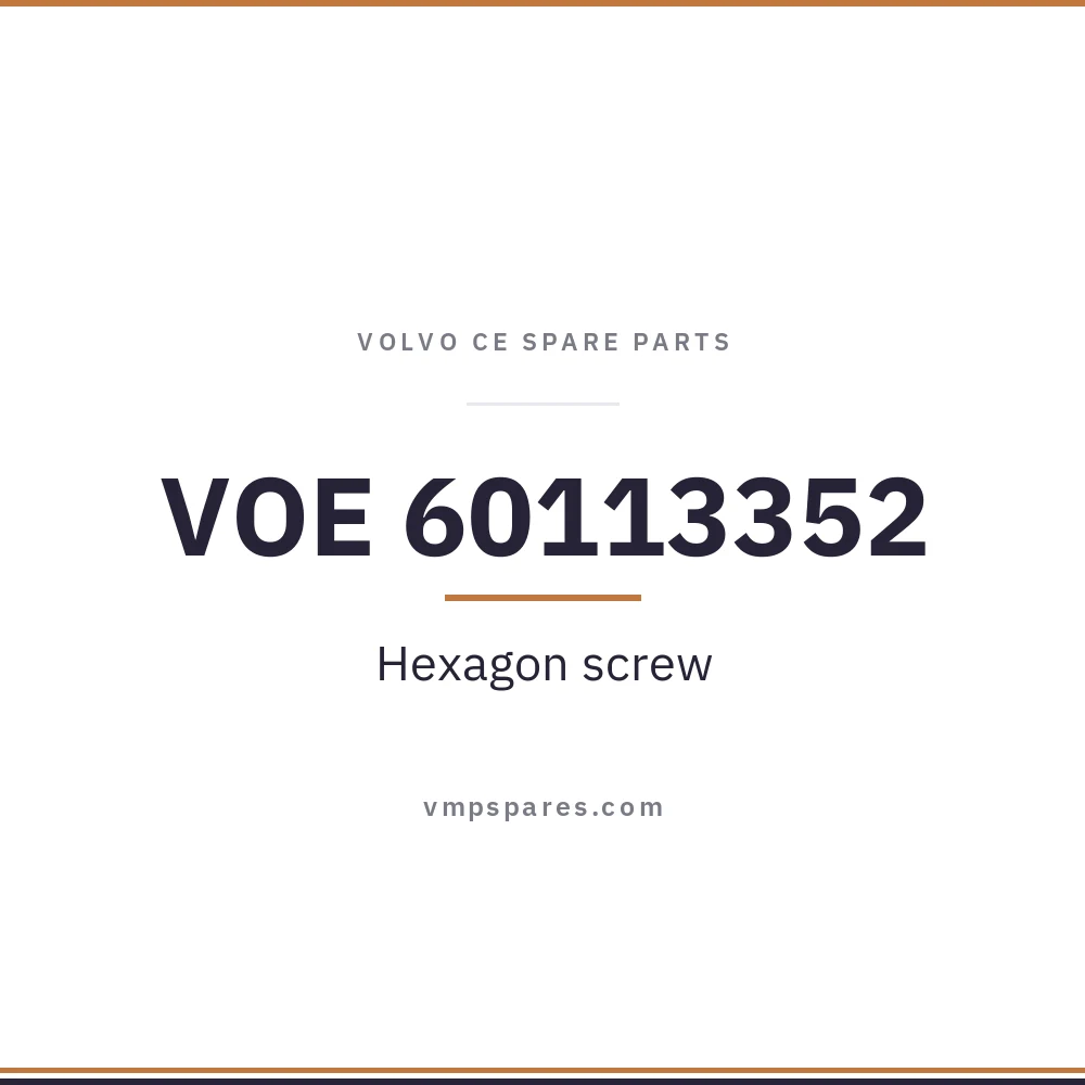 VOE 60113352 – Hexagon screw
