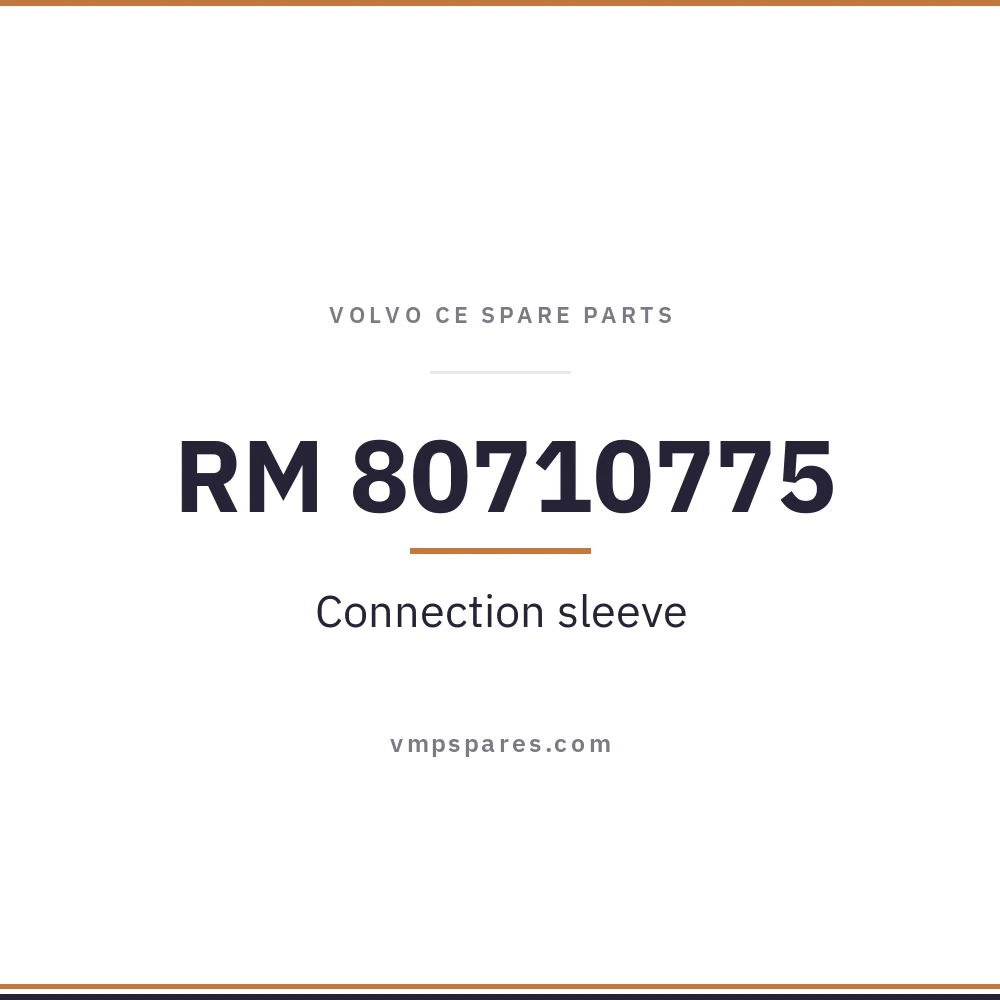 RM 80710775 – Connection sleeve