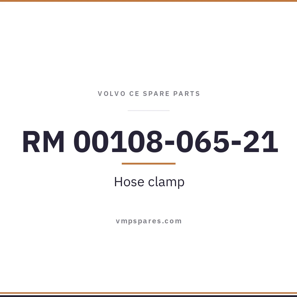 RM 00108-065-21 – Hose clamp