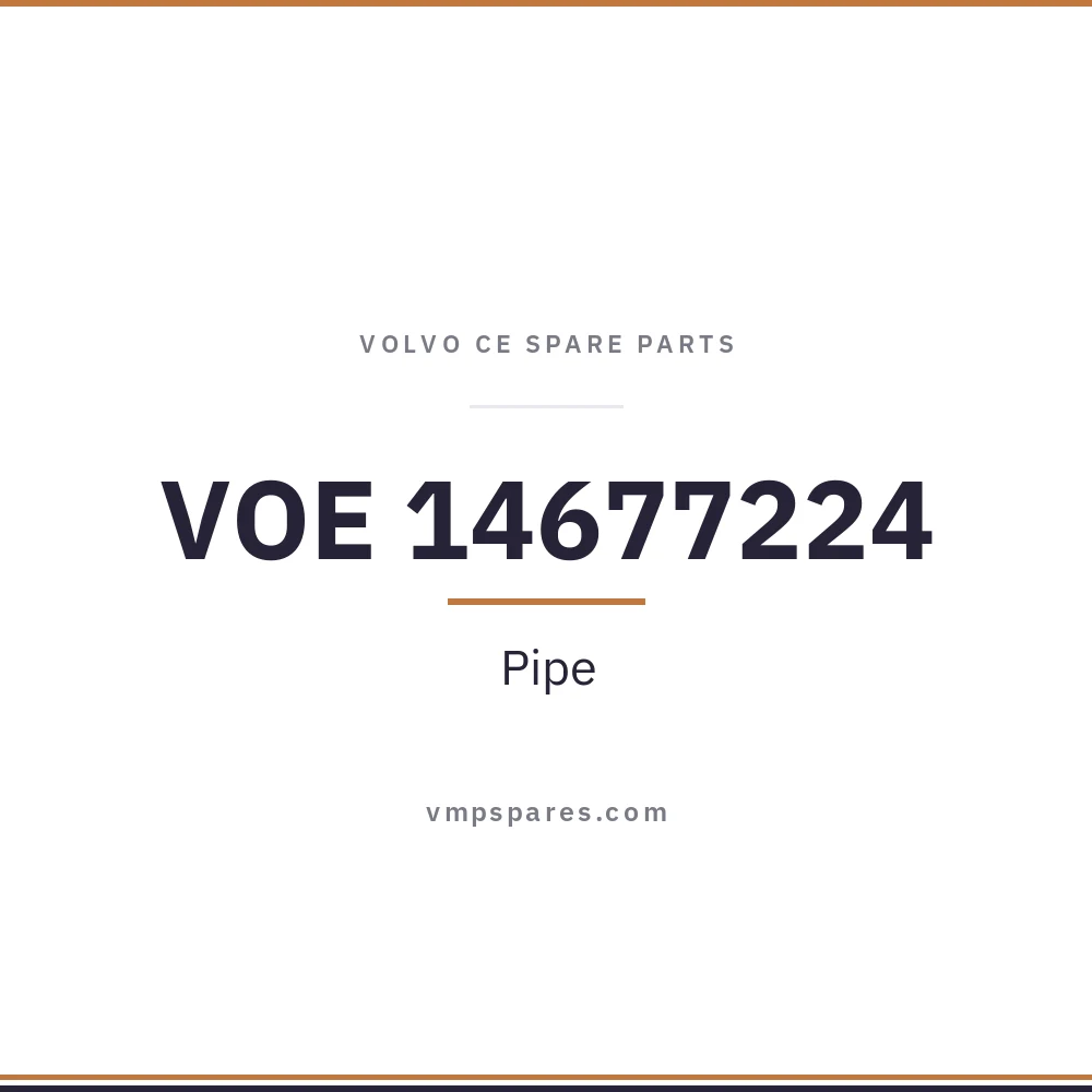 VOE 14677224 – Pipe