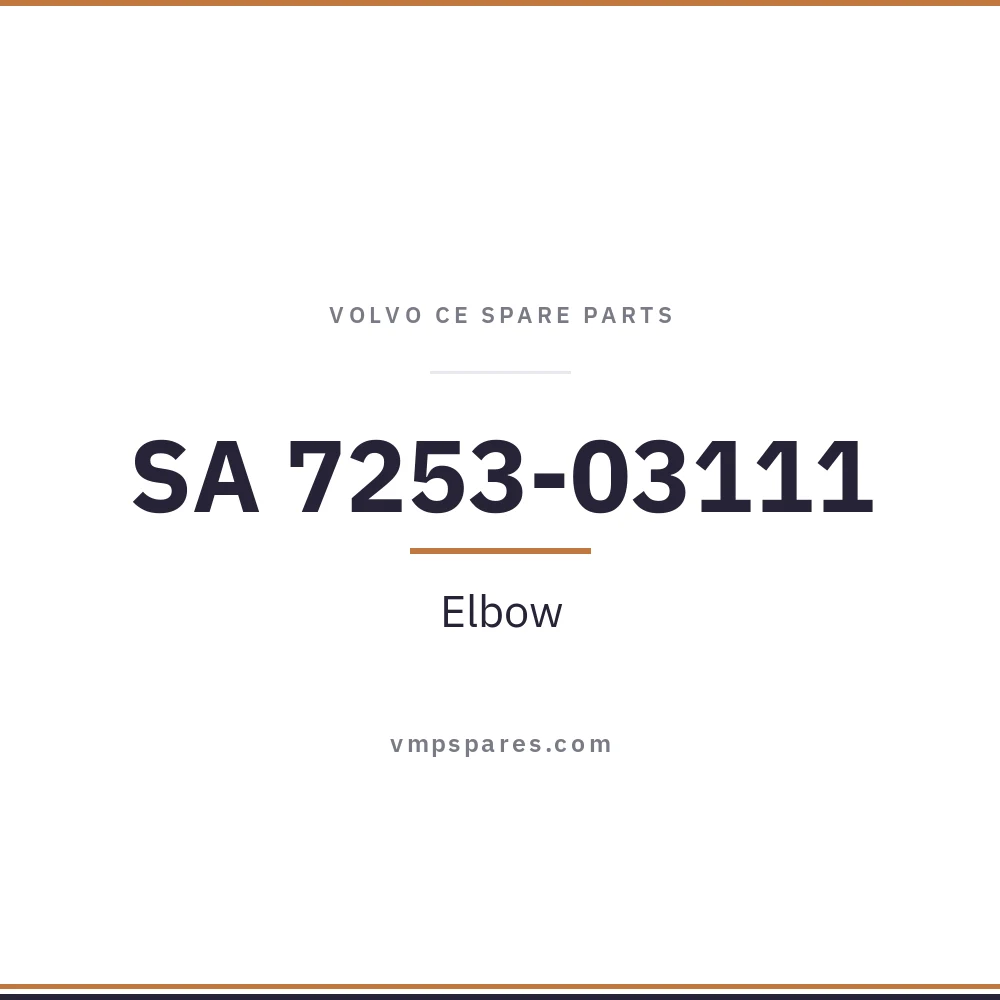 SA 7253-03111 – Elbow