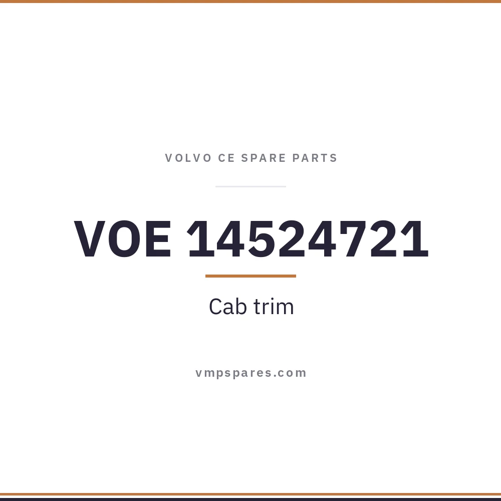 VOE 14524721 – Cab trim