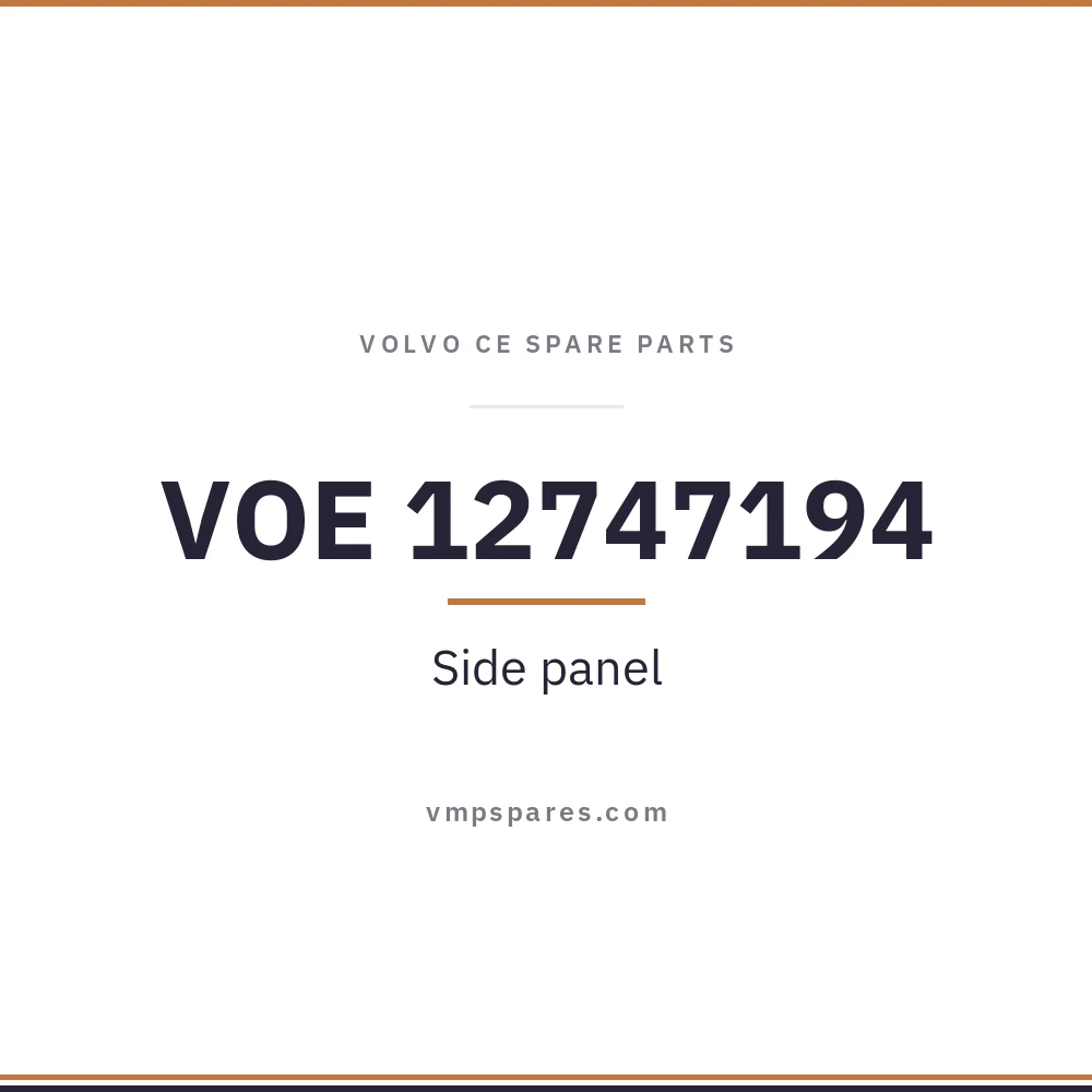 VOE 12747194 – Side panel