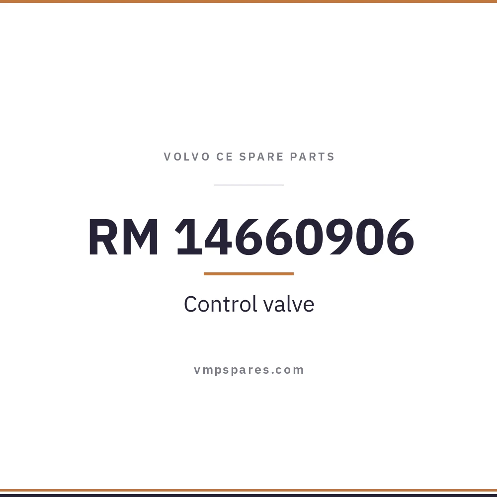 RM 14660906 – Control valve