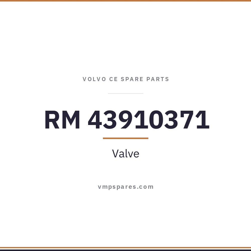 RM 43910371 – Valve