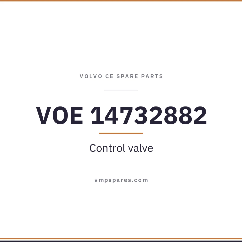 VOE 14732882 – Control valve