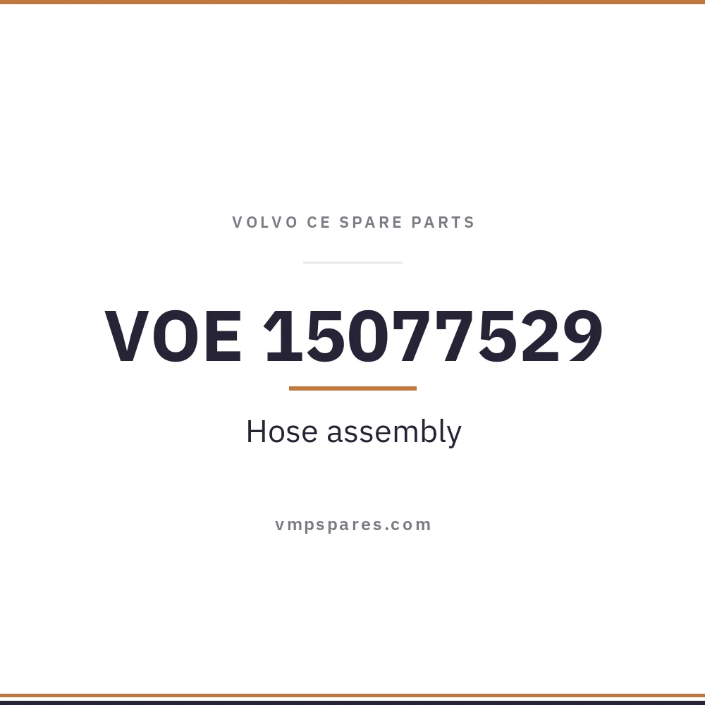 VOE 15077529 – Hose assembly