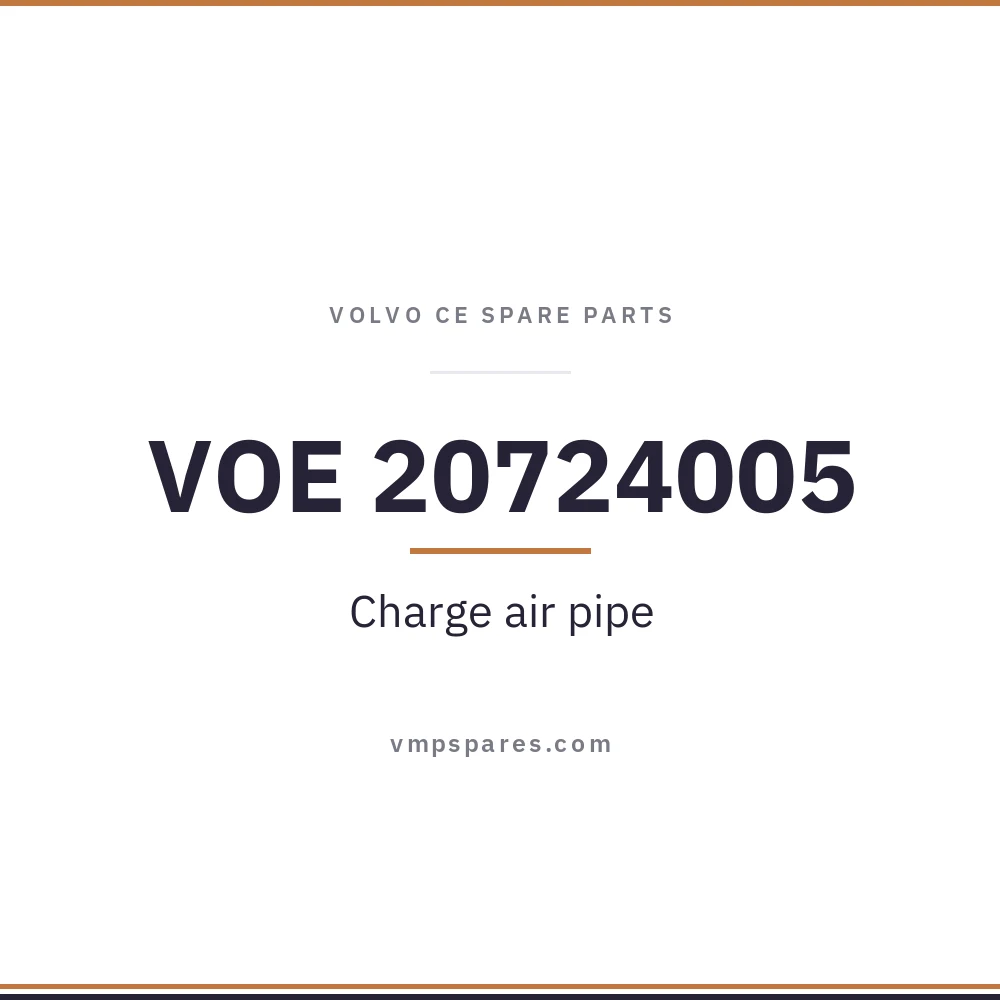 VOE 20724005 – Charge air pipe