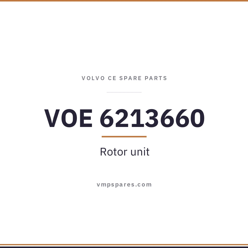 VOE 6213660 – Rotor unit
