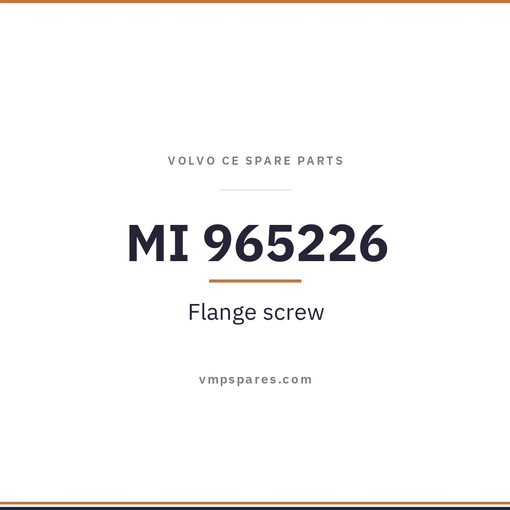 MI 965226 – Flange screw