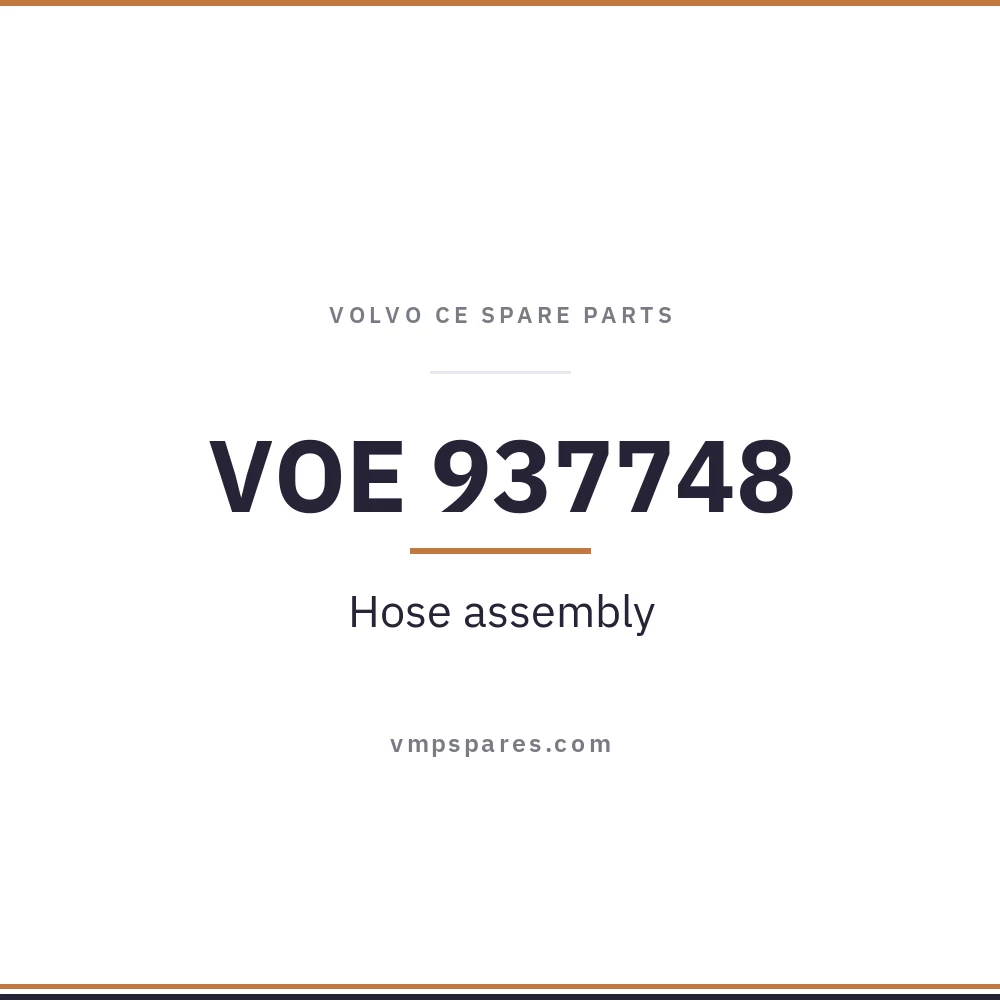 VOE 937748 – Hose assembly