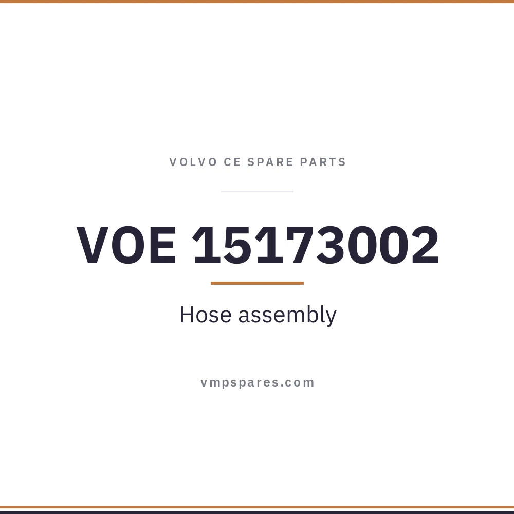 VOE 15173002 – Hose assembly