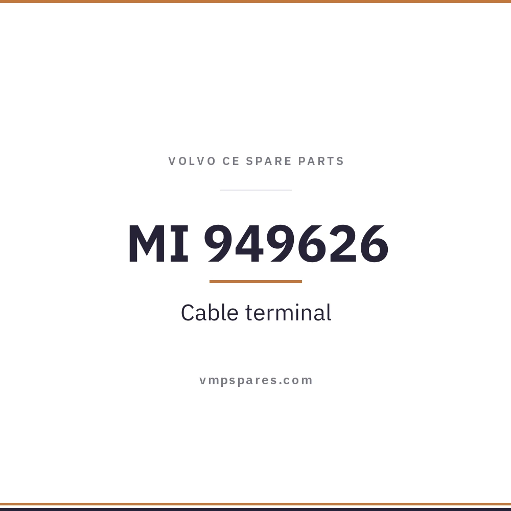 MI 949626 – Cable terminal