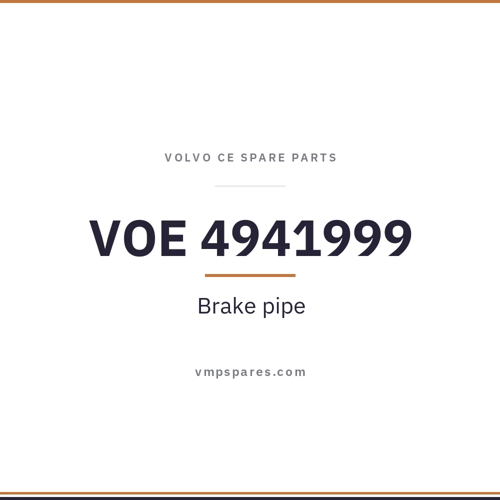 VOE 4941999 – Brake pipe