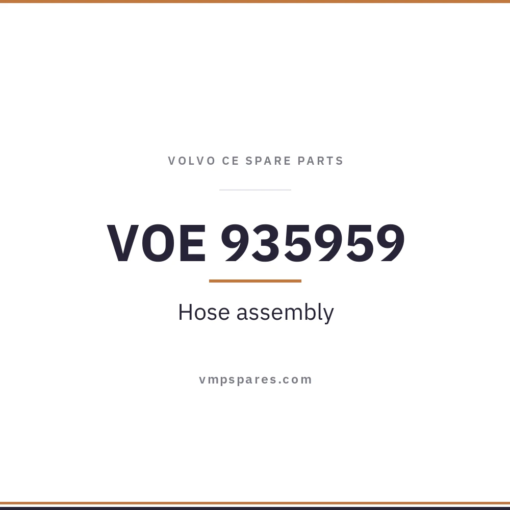 VOE 935959 – Hose assembly