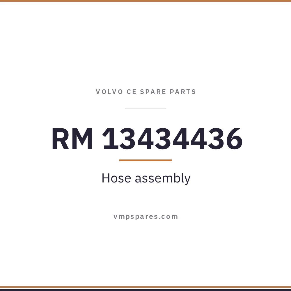 RM 13434436 – Hose assembly