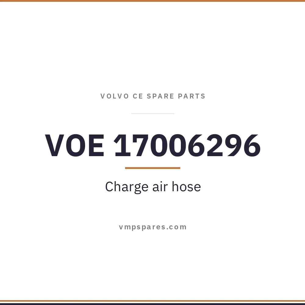 VOE 17006296 – Charge air hose