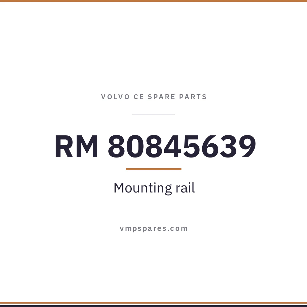 RM 80845639 – Mounting rail
