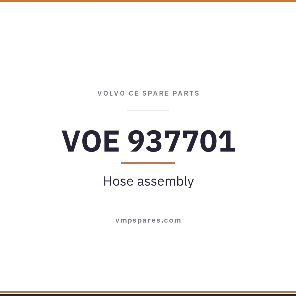 VOE 937701 – Hose assembly