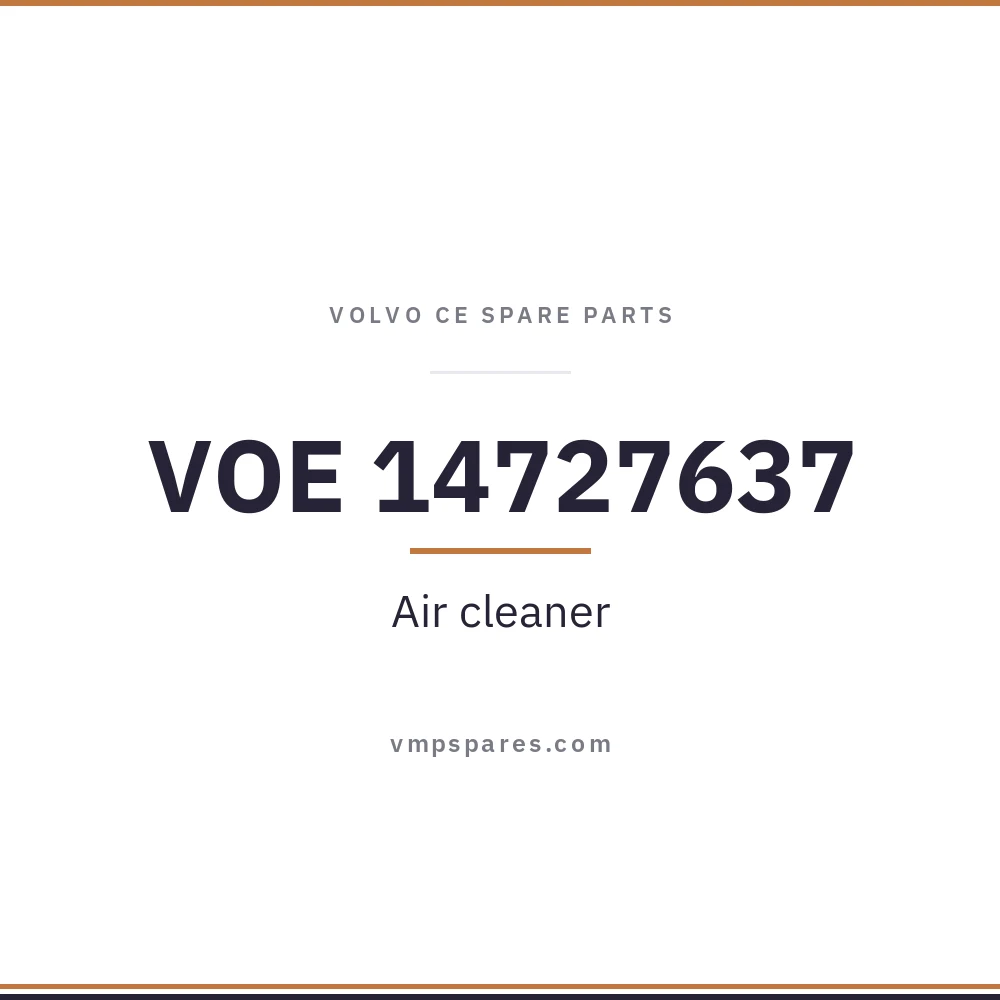 VOE 14727637 – Air cleaner