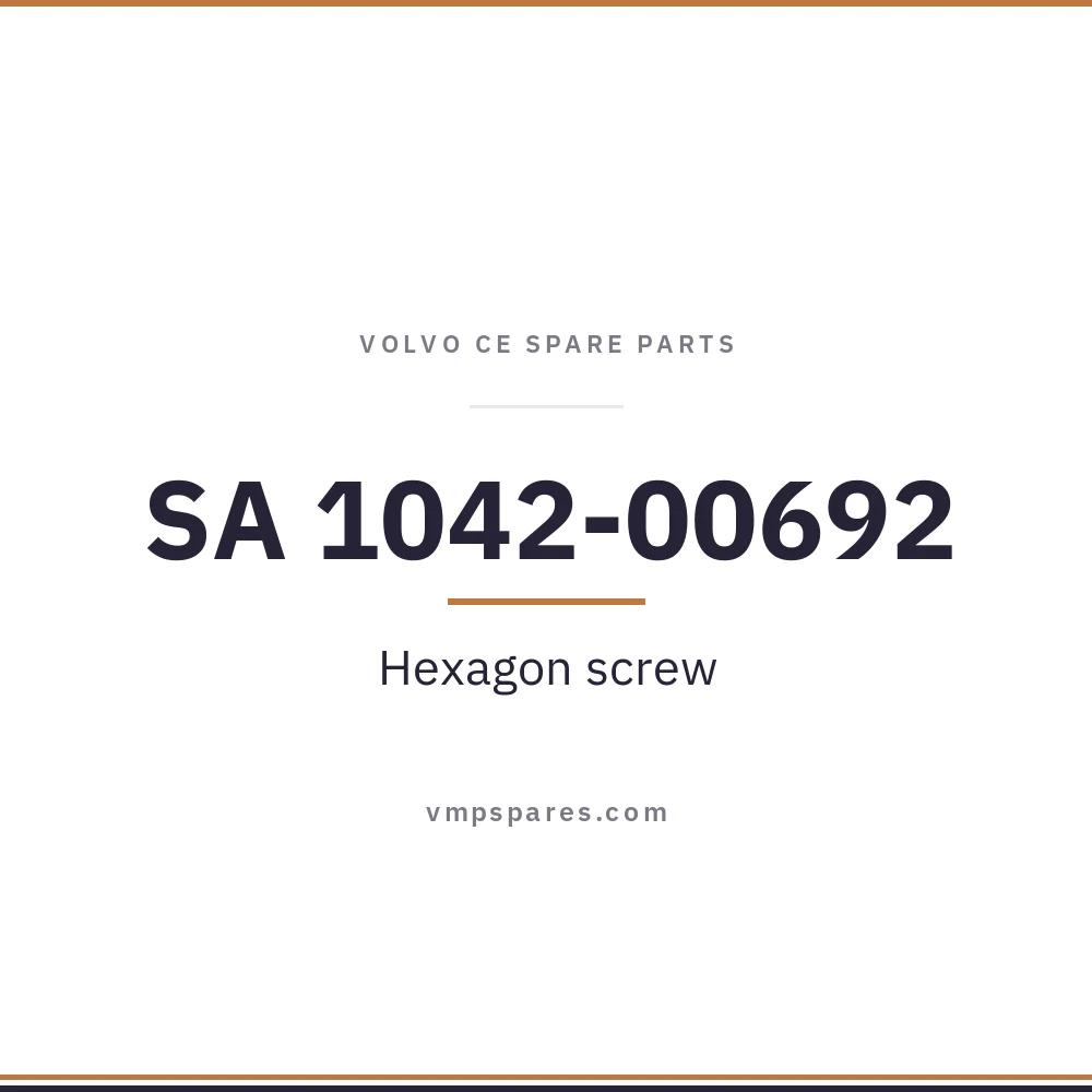SA 1042-00692 – Hexagon screw