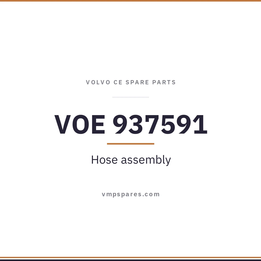 VOE 937591 – Hose assembly