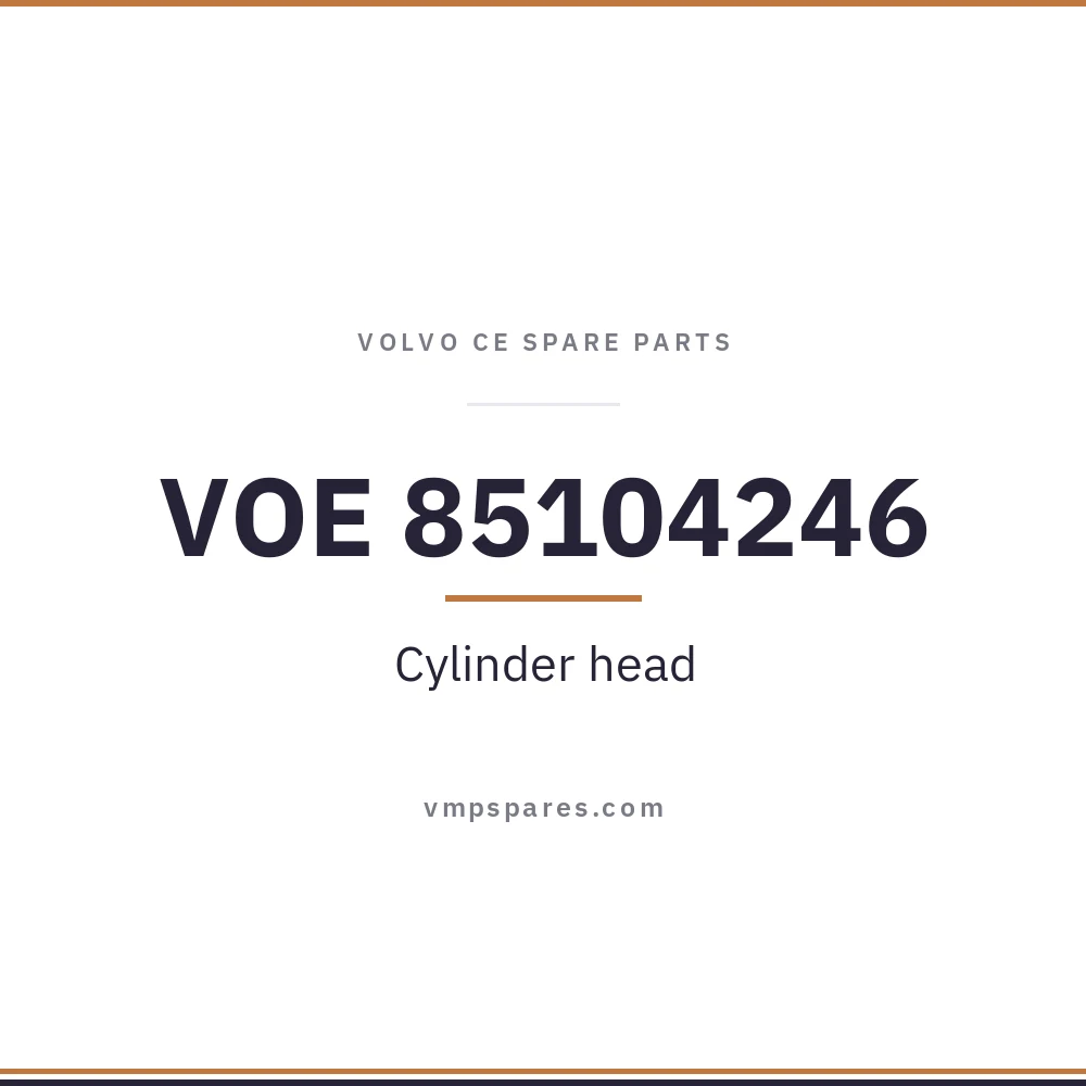VOE 85104246 – Cylinder head